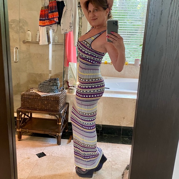 Torn by Ronny Kobo Bodycon Tank Maxi Dress Sz XS NWOT - Picture 15 of 15